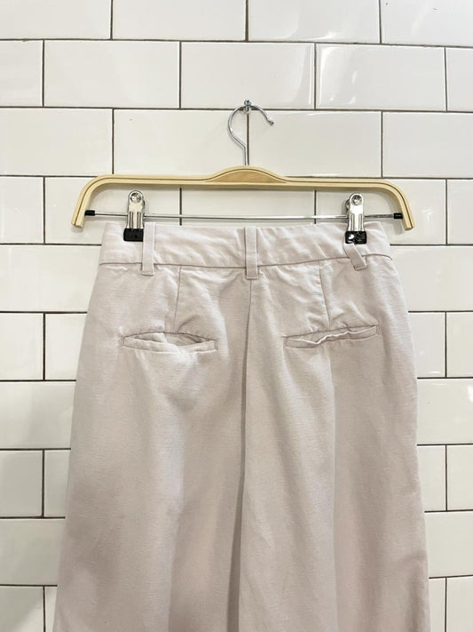 wilfred effortless linen - blend pleated pant - good market thrift store