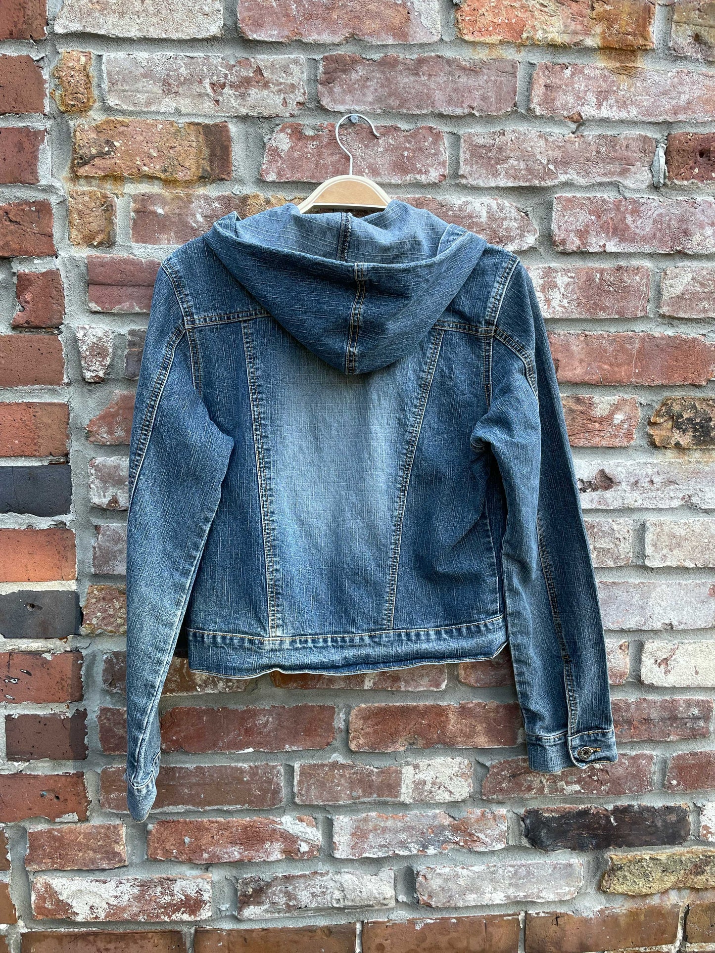 y2k bongo hooded denim jacket