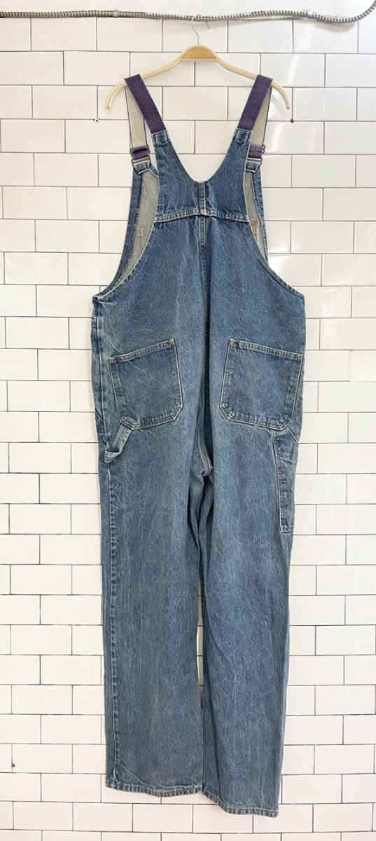 vintage big bill carpenter denim overalls - good market thrift store