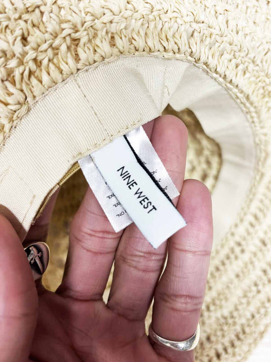 nine west paper crochet sun hat