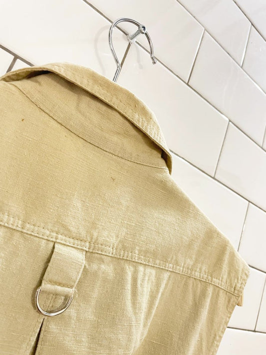 vintage seasons aero safari utility vest | union made - good market thrift store