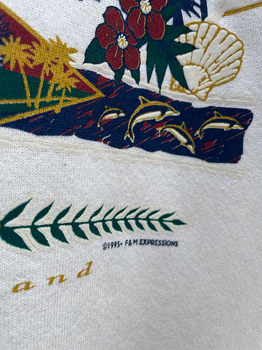 vintage 90s ocean city graphic sweatshirt