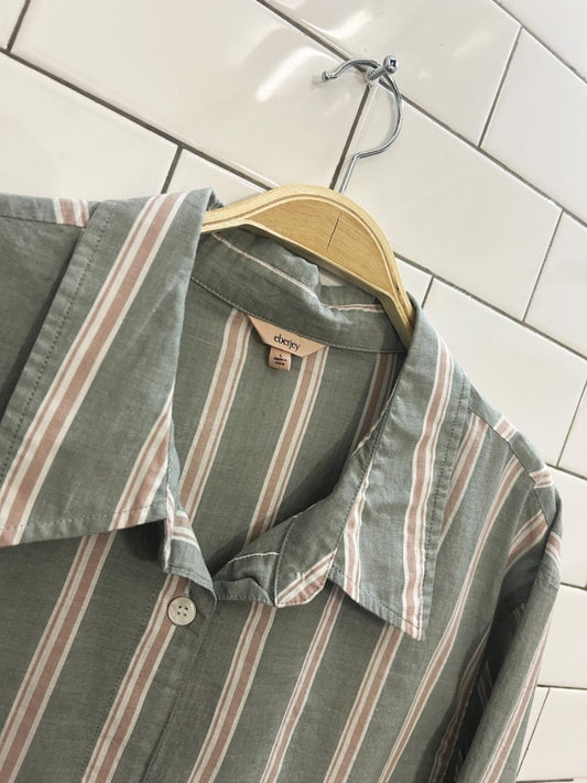 club monaco eberjey organic cotton pj shirt - good market thrift store