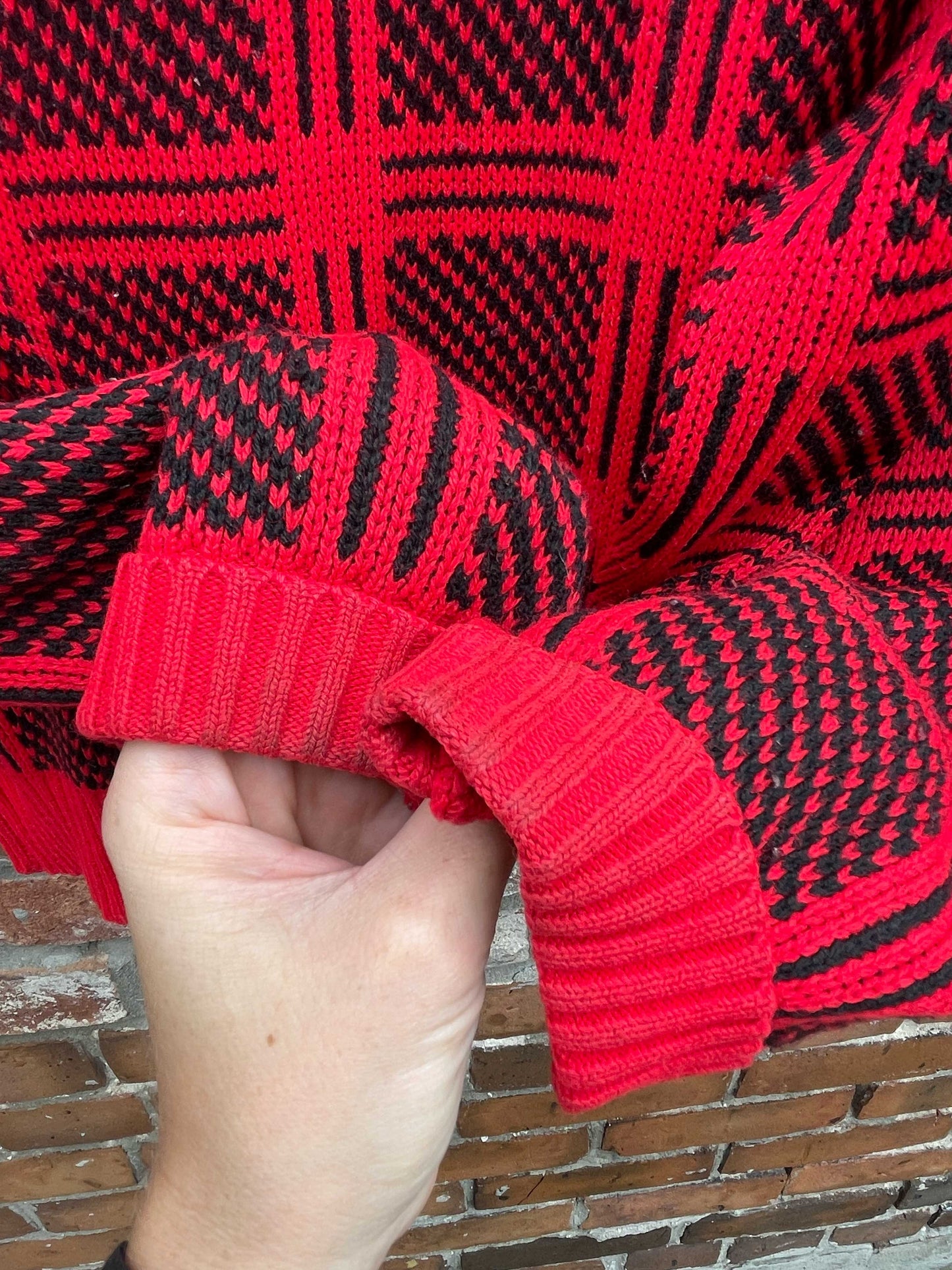 vintage 90s essentials by ssy plaid grandpa cardi