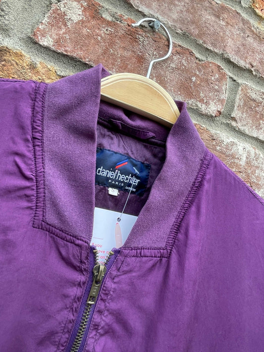 vintage daniel hechter paris silk bomber jacket