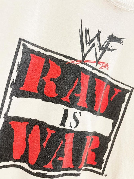 vintage 90s WWF raw is war graphic tee - good market thrift store