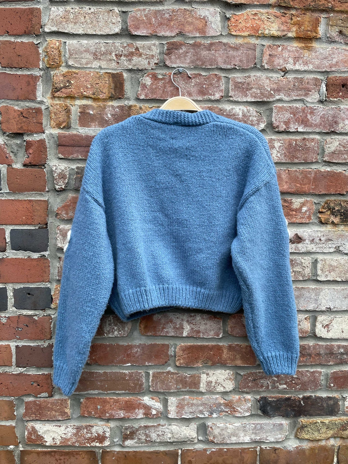 dreamers 3d daisy knit cardi