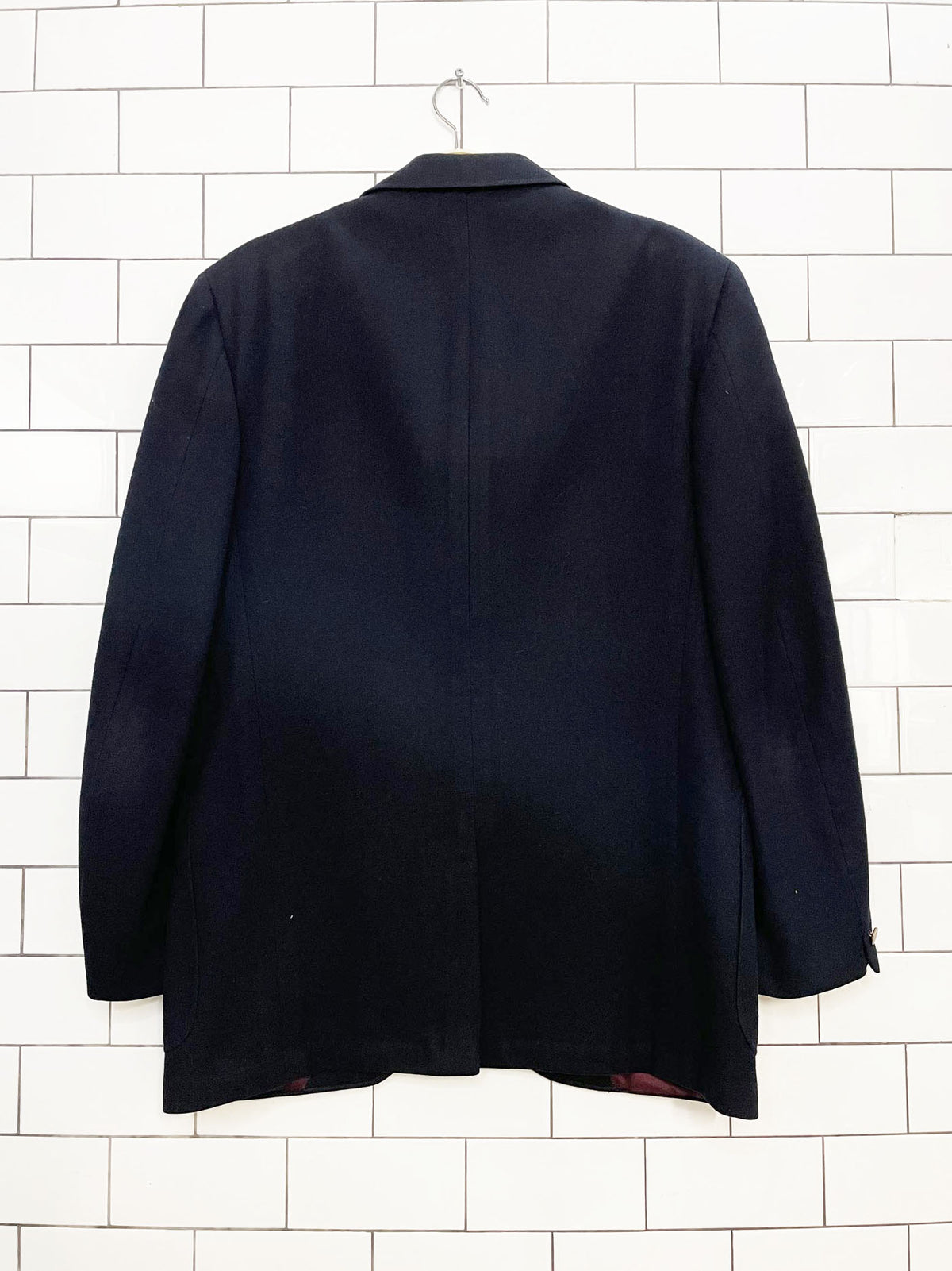 vintage wickhams of windsor 100% wool crested blazer | st thomas university