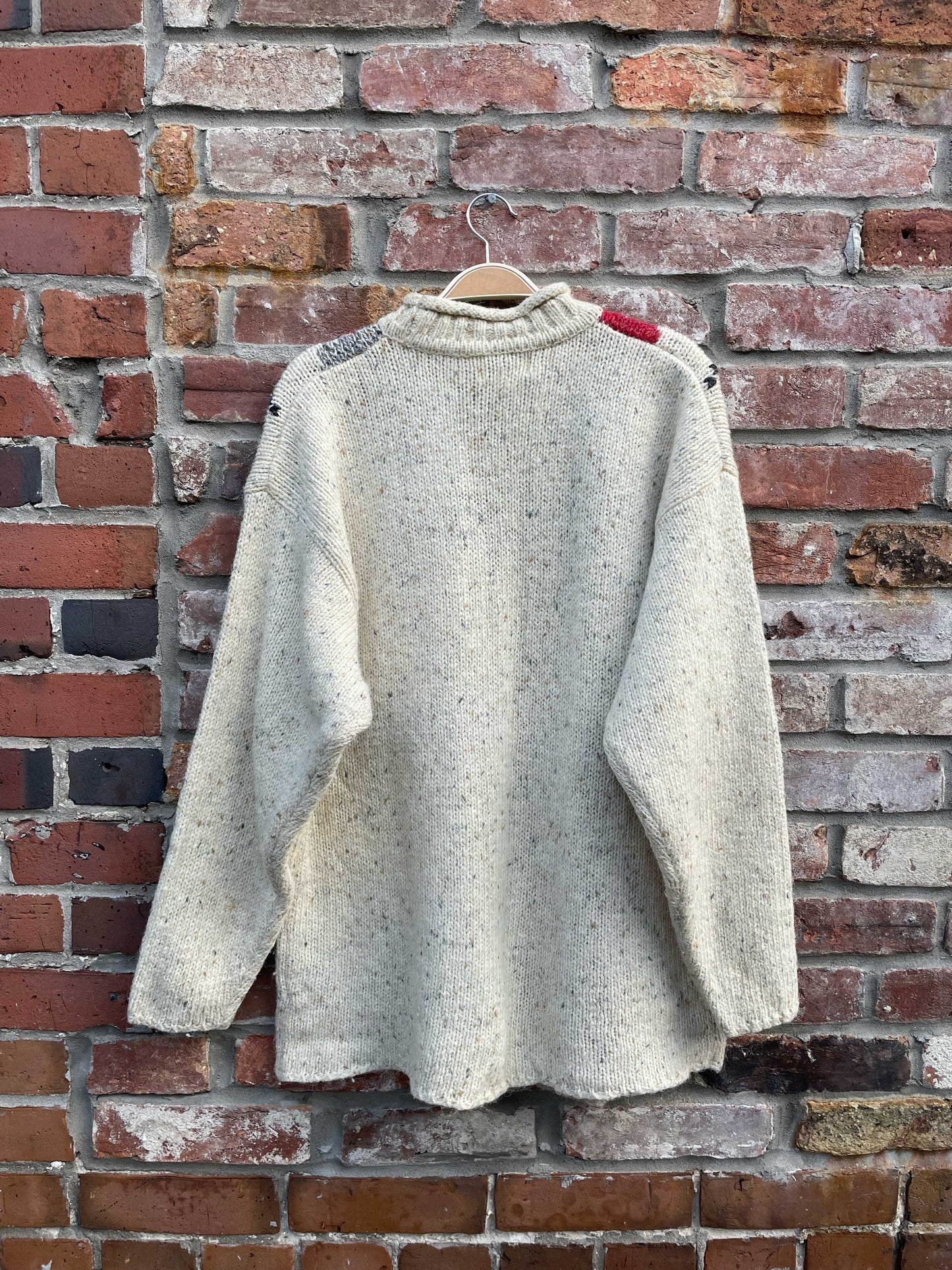 vintage principles wool-blend argyle knit sweater