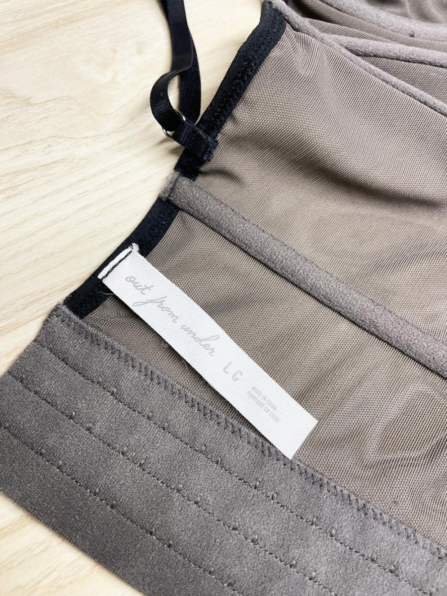 UO out from under lucy floral lace corset top - good market thrift store