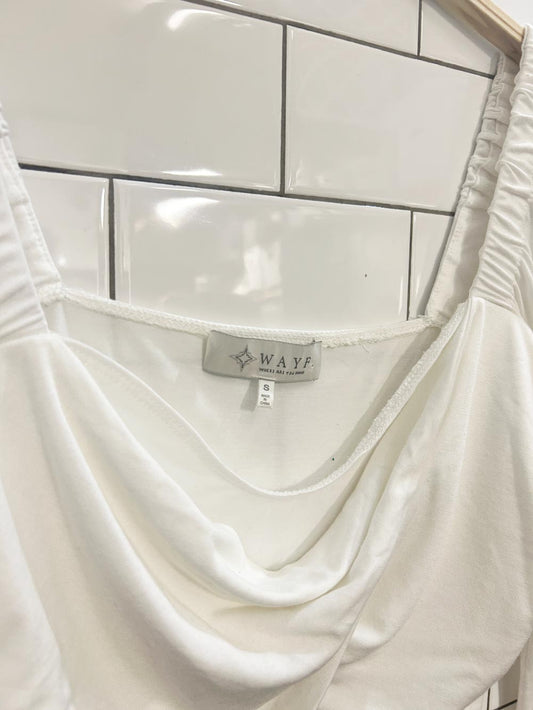 wayf twist front long sleeve top - good market thrift store