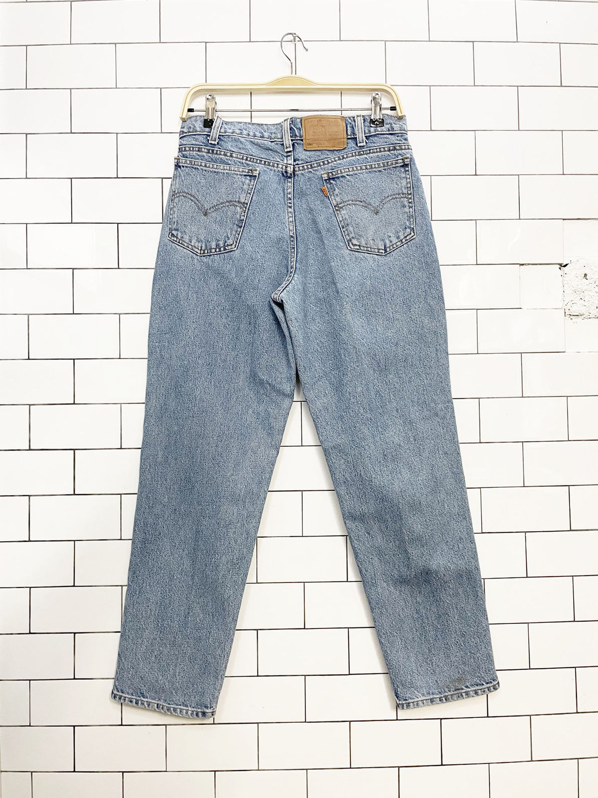 vintage 90s levi's orange tab 550 relaxed loose fit jeans | husky