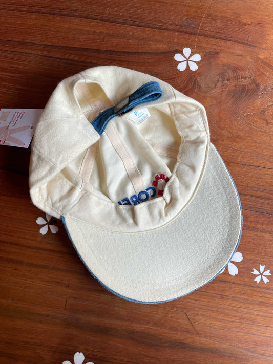 vintage 80s corel suede brim cap