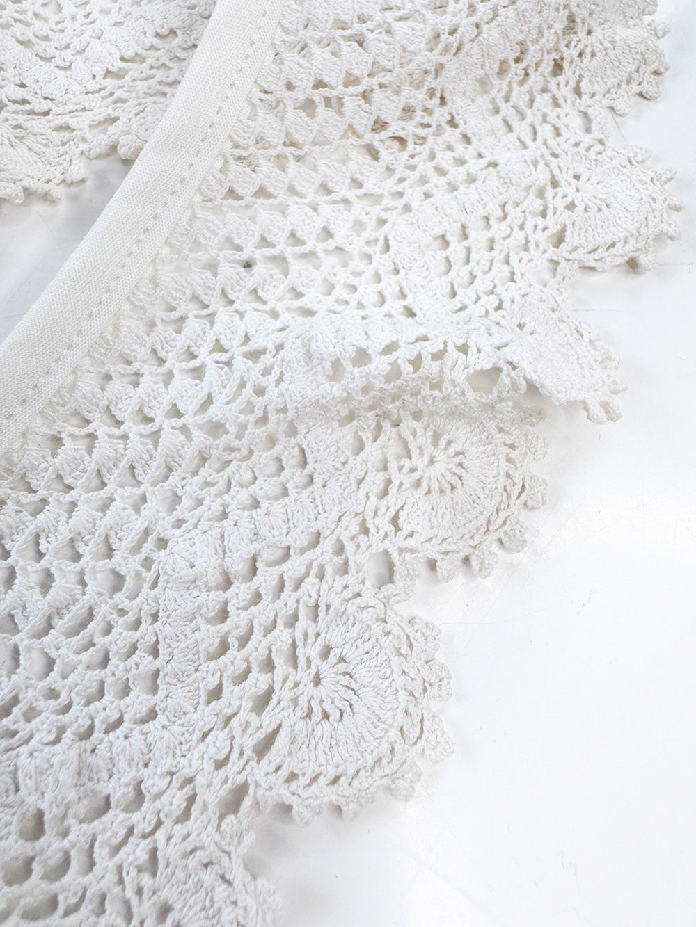 vintage handmade crochet knit collar | rework