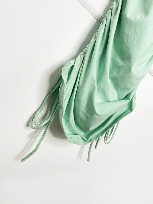 nwt the fairies pajamas cowl neck drawstring side mini dress