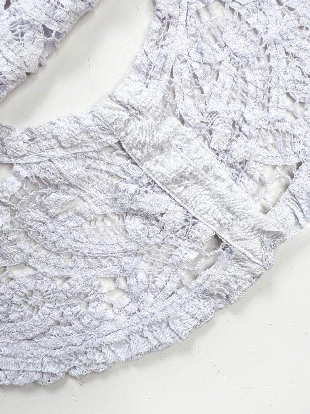 vintage handmade crochet lace collar | rework