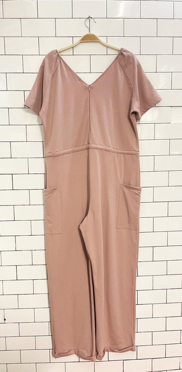 standards & practices tie waist jersey jumpsuit - good market thrift store