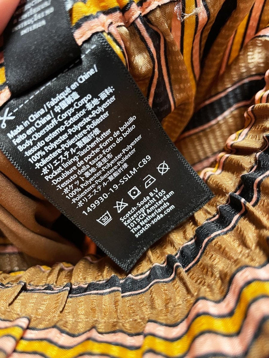 scotch & soda palm cove metallic boho tiered maxi skirt - good market thrift store