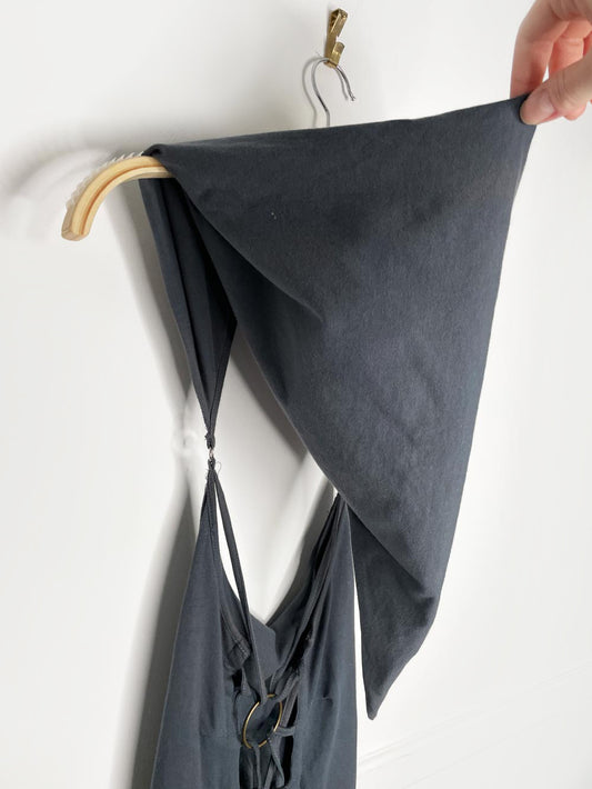 nwt the fairies pajamas lace up ring back elf hood mini dress