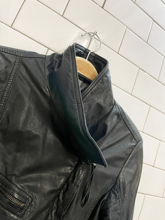 danier butter leather biker jacket - good market thrift store