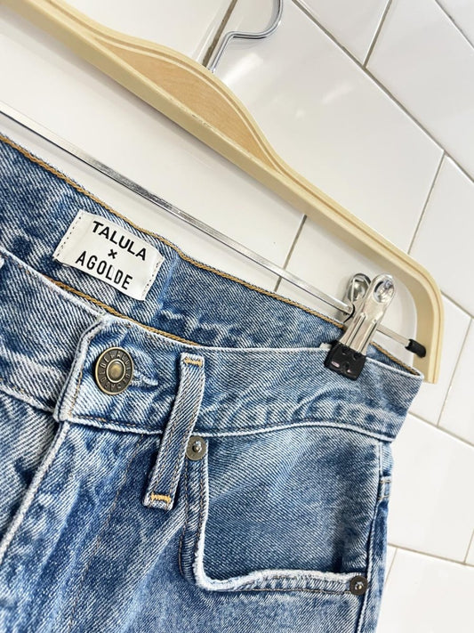 talula x agolde slouched peg jeans | aritzia - good market thrift store