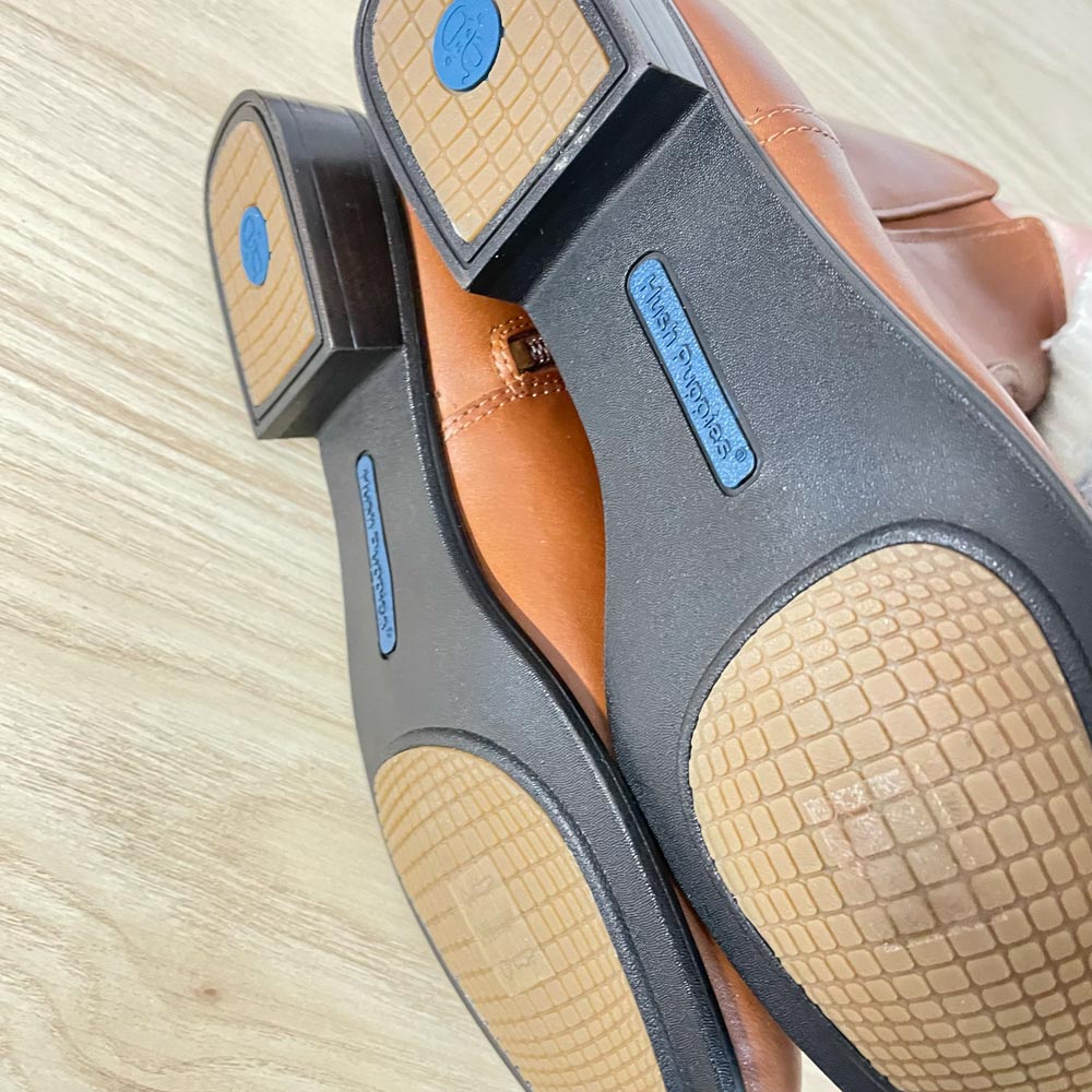 hush puppies brown leather insulated boot