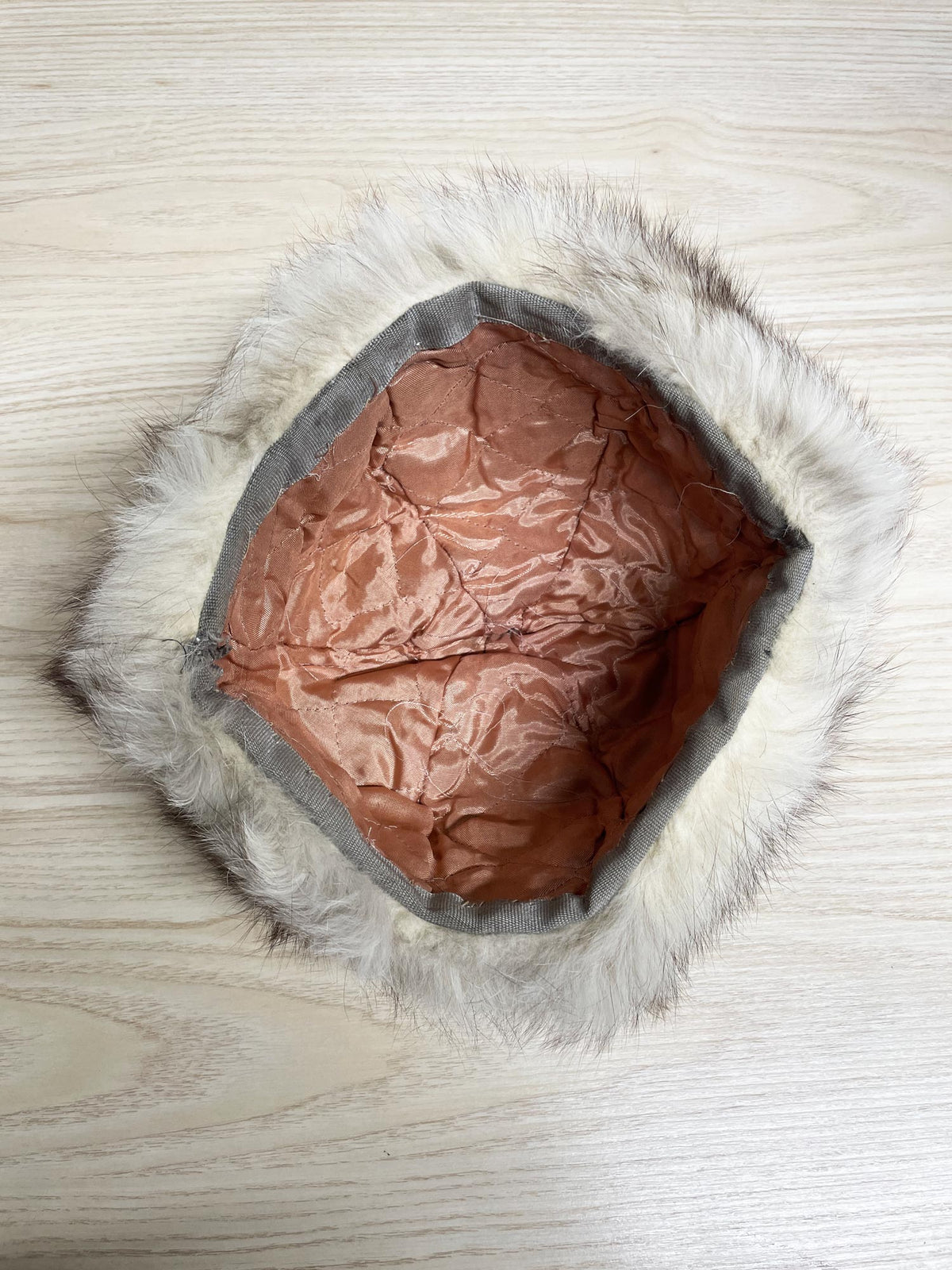 vintage fox fur cap