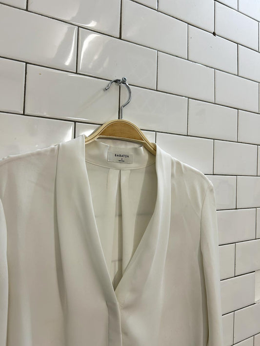 babaton akira v - neck blouse - good market thrift store