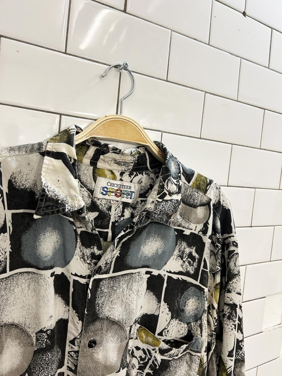 vintage 90s cricketeer sport graphic shirt - good market thrift store