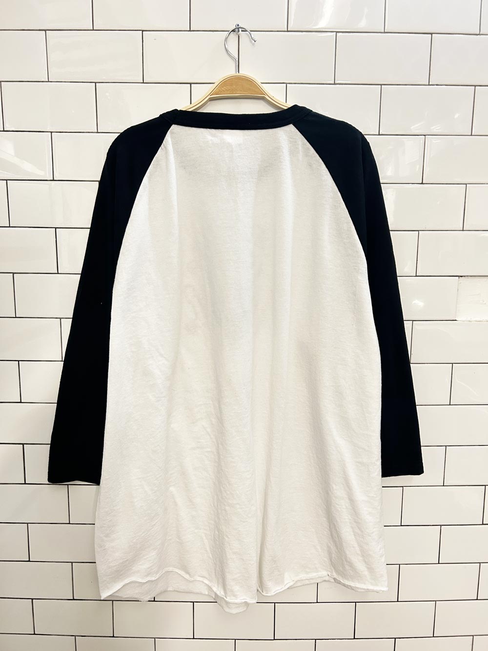 stranger things hellfire club oversized baseball tee - good market thrift store