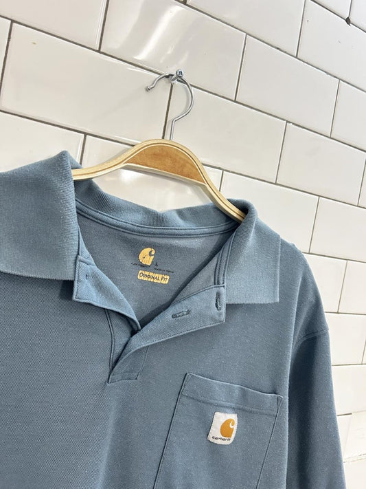 carhartt original fit collared shirt - good market thrift store