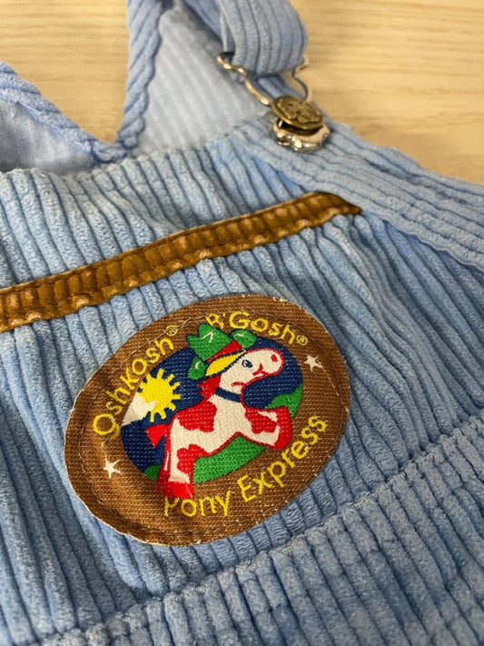 vintage osh kosh baby chunky cord overalls - good market thrift store