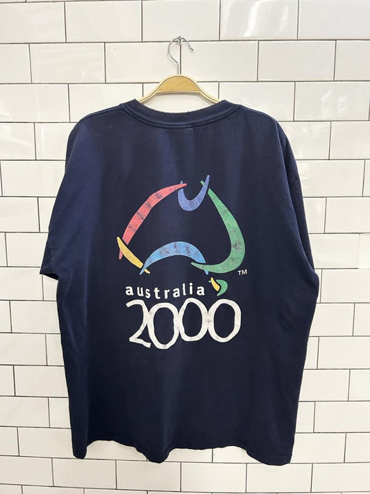 vintage 00s fosters beer x sydney olympics tee - good market thrift store