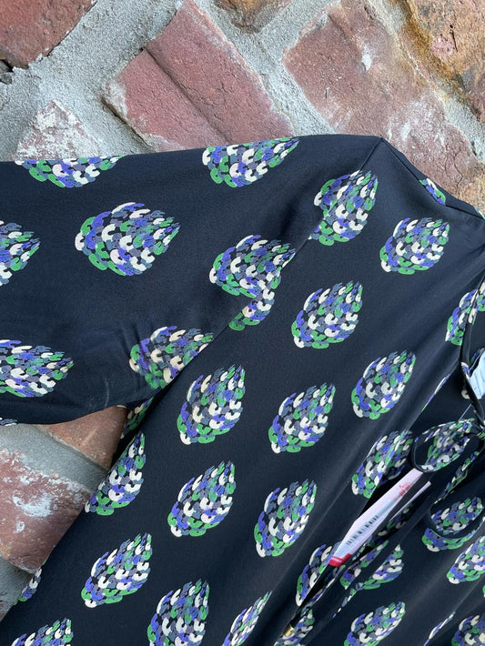 diane von furstenberg silk wrap blouse