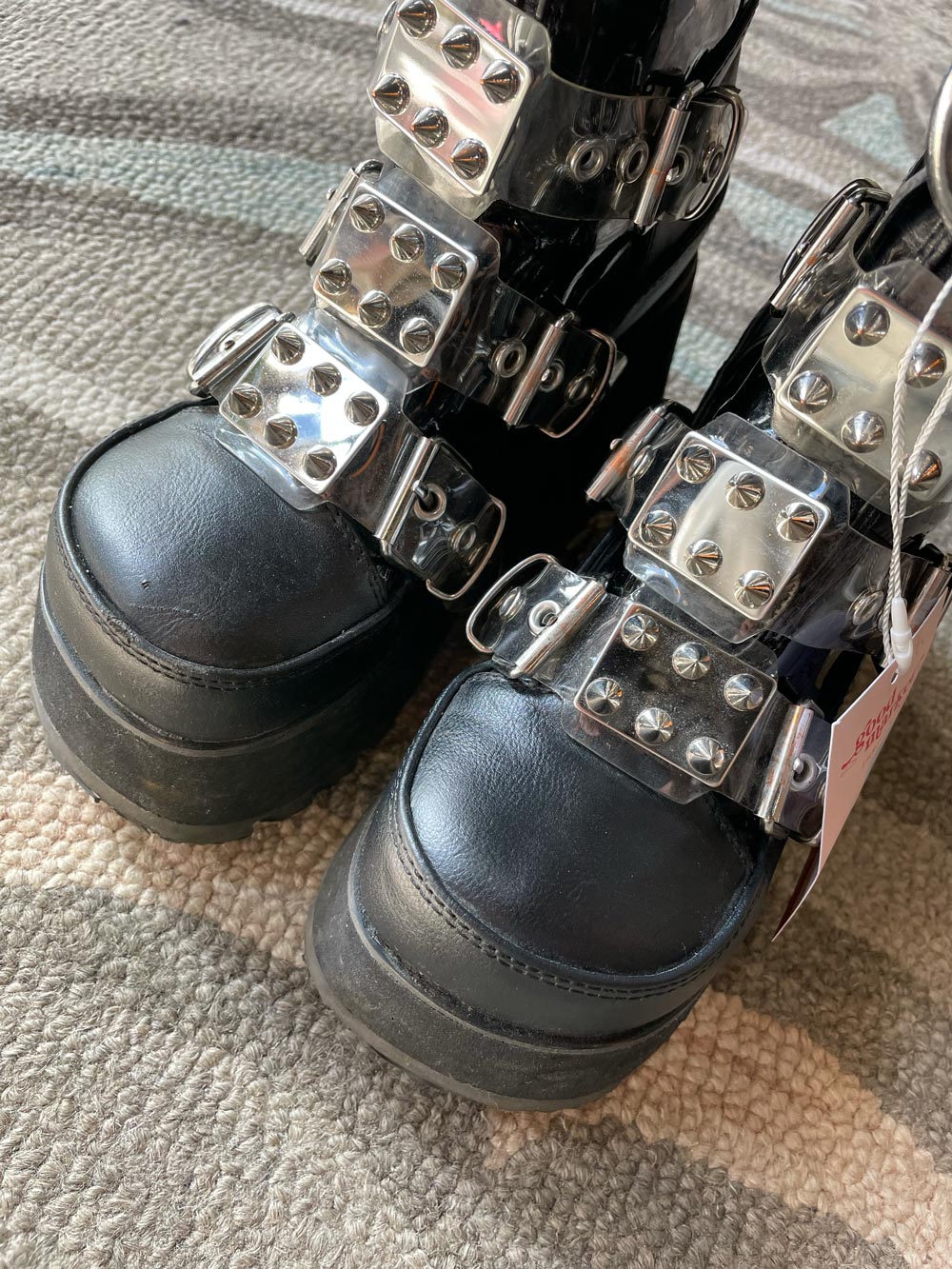 demonia scene 51 vegan leather boot