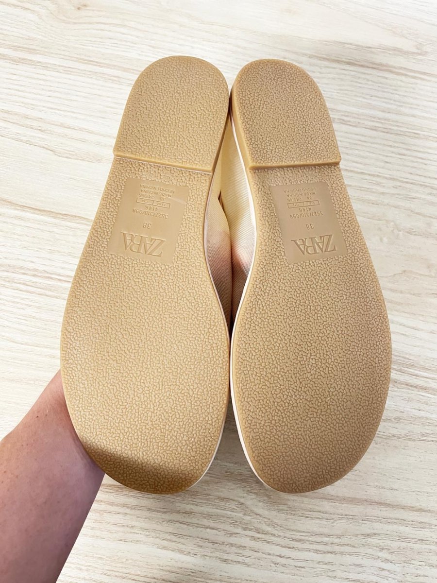 nwot zara mesh ballet flat - good market thrift store