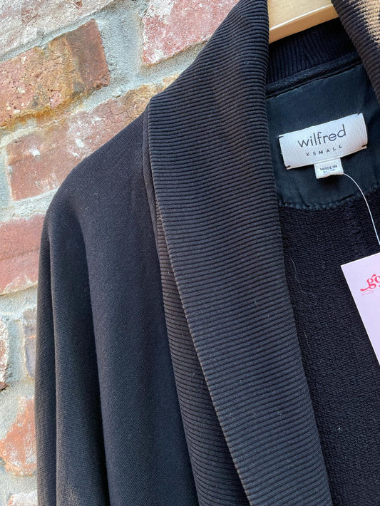 wilfred black diderot cocoon cardigan