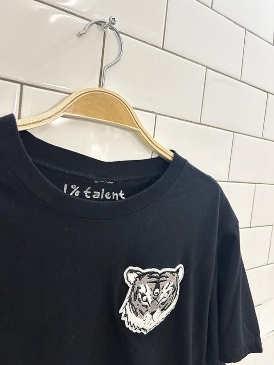 1% talent 3rd eye tiger graphic tee - good market thrift store