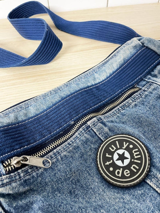 vintage 00s truly denim crossbody bag - good market thrift store