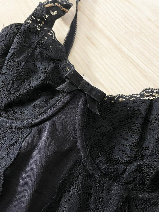 vintage la senza lace corset - good market thrift store