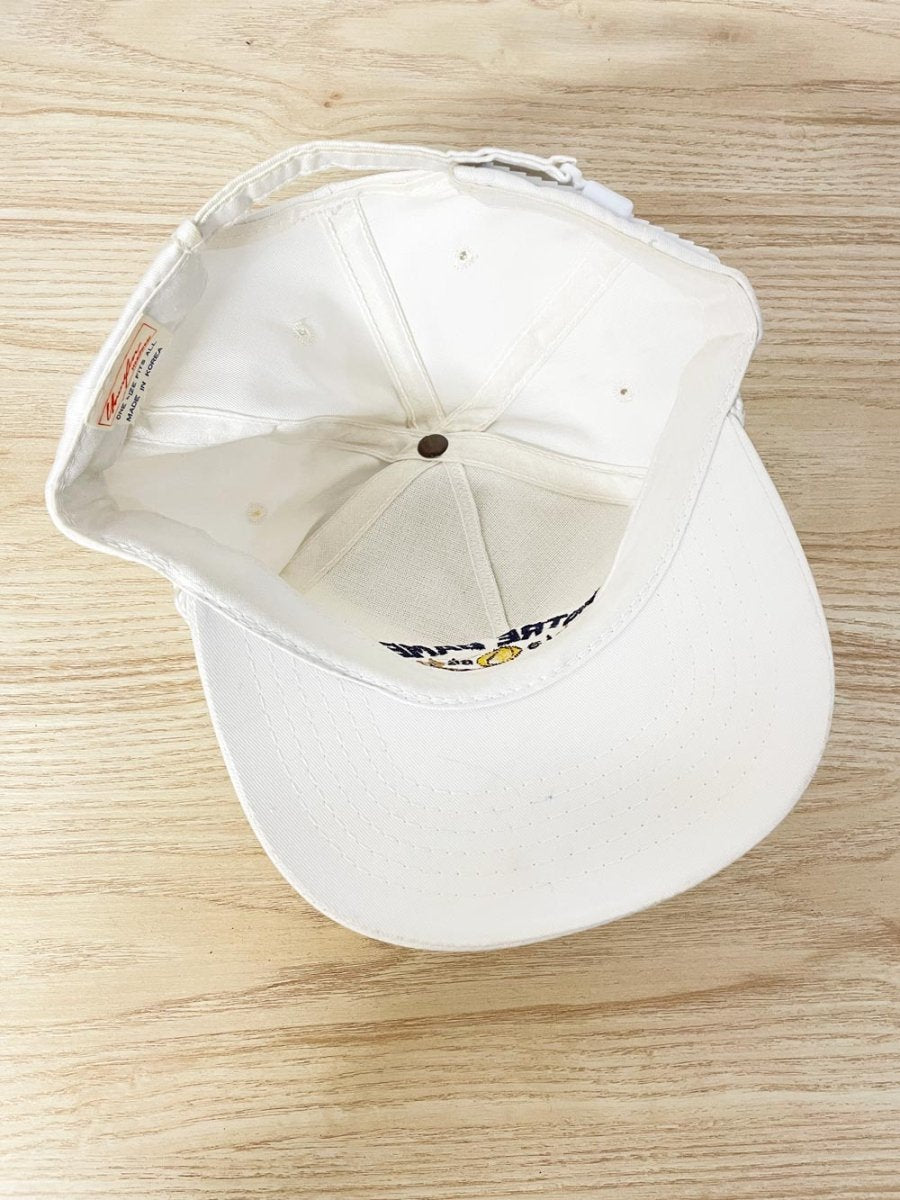 vintage 80s notre dame football champs snapback hat - good market thrift store