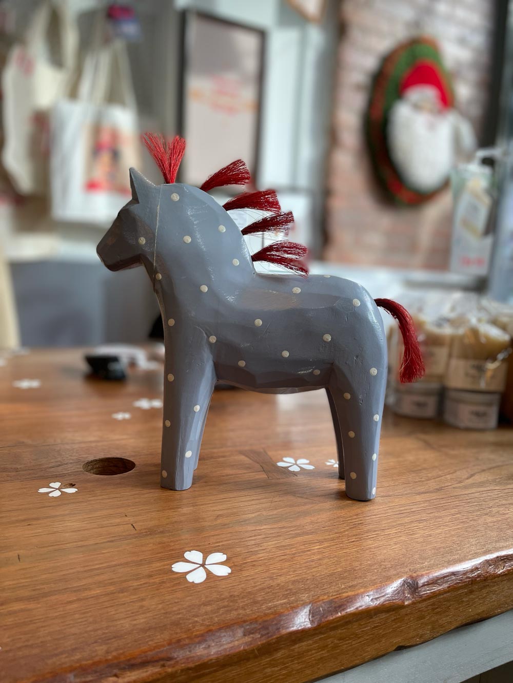 vintage 80s ikea dala wooden horse – good market thrift store