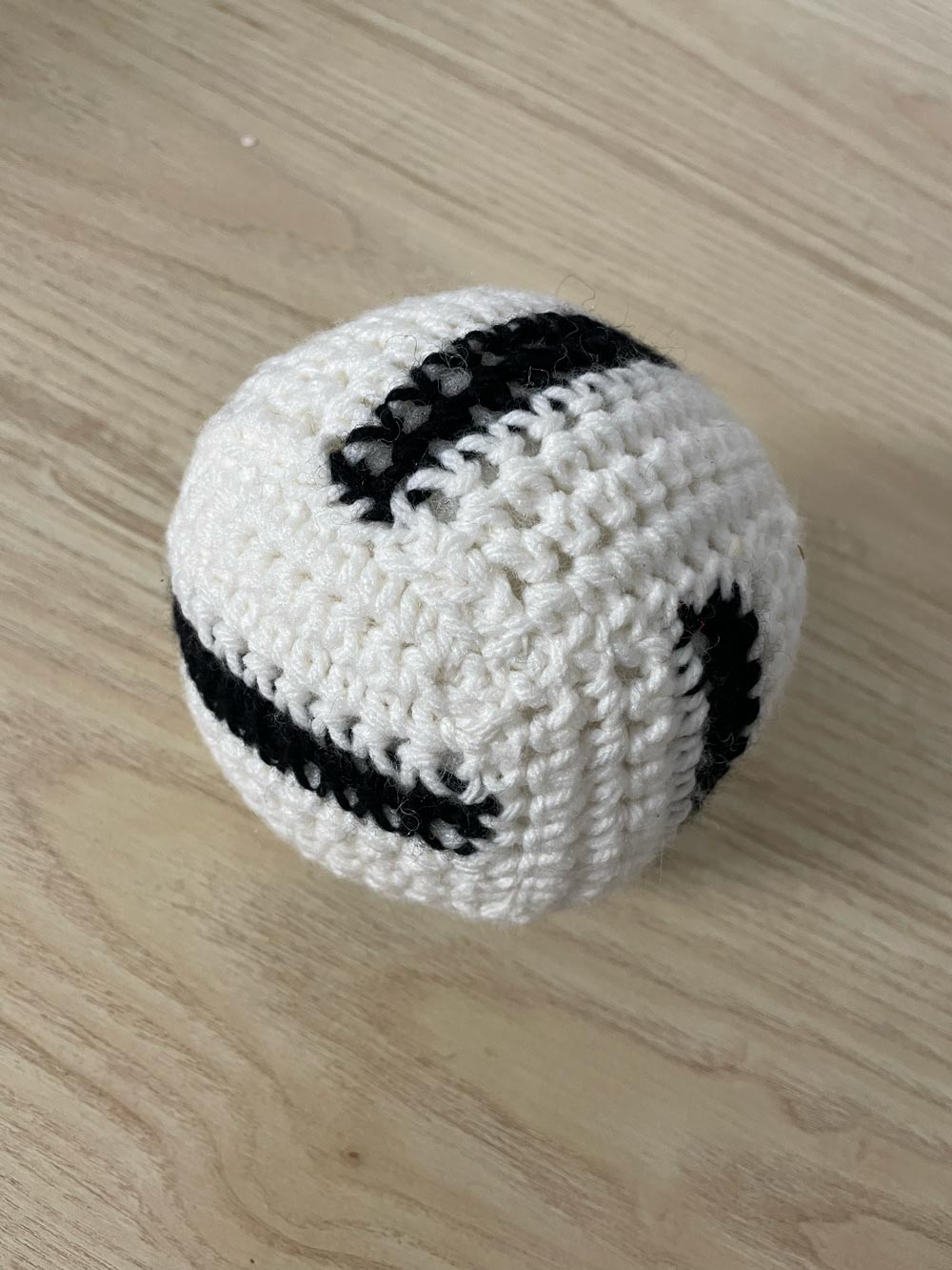 handmade crochet volleyball