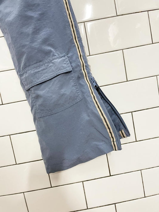 y2k obsport cargo cuff drawstring track pant - good market thrift store