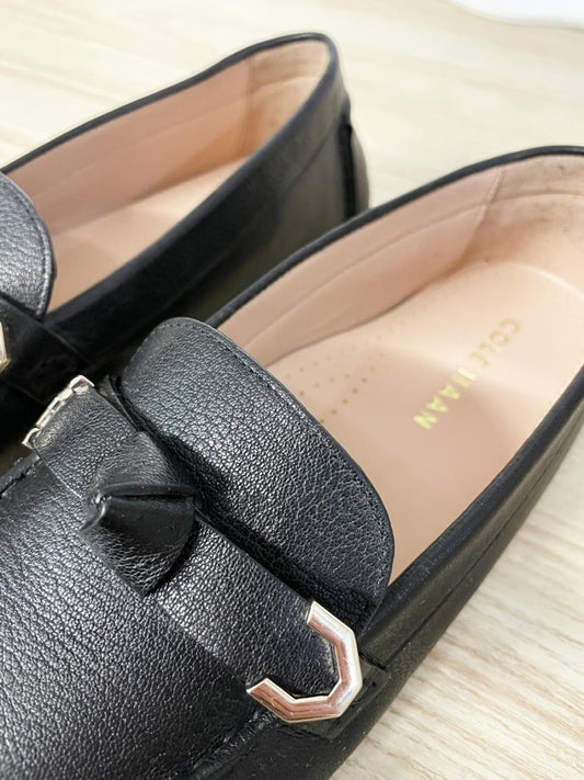 cole haan evelyn bow leather driving loafer - good market thrift store