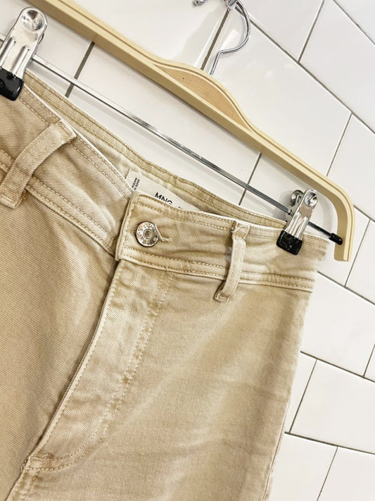 mango catherine high rise wide leg crop jeans - good market thrift store