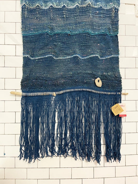 nwt vintage 90s hand - woven xl tapestry - good market thrift store