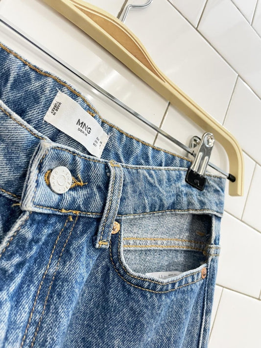 mango 2025 pocket cut out wide leg jeans - good market thrift store