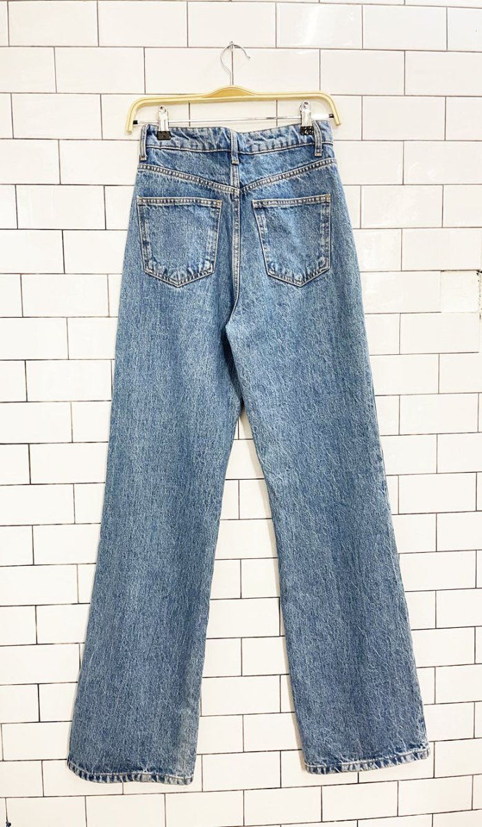 mango 2025 pocket cut out wide leg jeans - good market thrift store