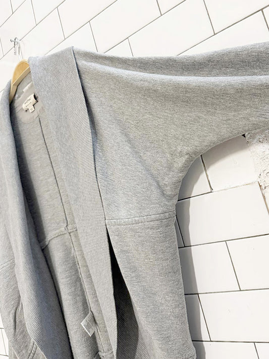 wilfred diderot open cocoon sweatshirt cardigan | aritzia